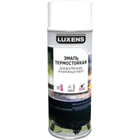 Эмаль аэрозольная термостойкая Luxens матовая бесцветная 520 мл