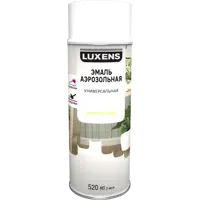 Эмаль аэрозольная декоративная Luxens сатинированная цвет белый 520 мл