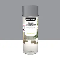 Эмаль аэрозольная декоративная Luxens сатинированная цвет темно-серый 520 мл