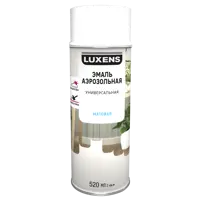Эмаль аэрозольная декоративная Luxens матовая цвет белый 520 мл