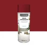 Эмаль аэрозольная декоративная Luxens матовая цвет пурпурно-красный 520 мл
