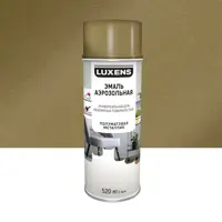 Эмаль аэрозольная декоративная Luxens сатинированная металлик цвет золотой 520 мл