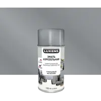 Эмаль аэрозольная декоративная Luxens глянцевая металлик цвет серебристый 210 мл