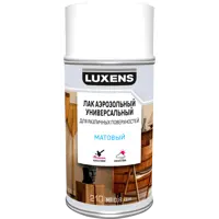 Лак аэрозольный алкидный Luxens матовый бесцветный 210 мл