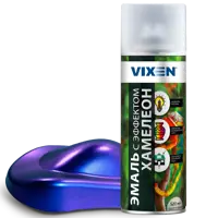 Эмаль аэрозольная с эффектом хамелеон Vixen цвет неоновый космический 0.52 л