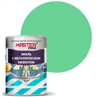 Эмаль универсальная Master Prime с металлическим эффектом цвет зелёный 0.8 л