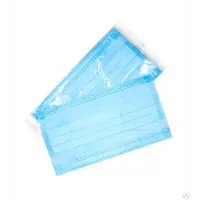 Маска гигиеническая трехслойная одноразовая 1 шт.