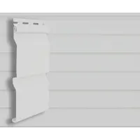 Сайдинг виниловый Artens Брус 3 м Белый 0.609 м²