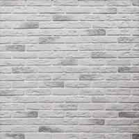 Камень искусственный Monte Alba Эллин Брик белый с серыми прокрасами 1.1м²