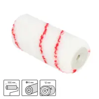 Мини-валик сменный для красок 30-1254 Master color 100 мм диаметр бюгеля 6 мм длина ворса 12 мм