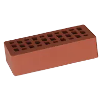 Кирпич облицовочный Вышневолоцкая керамика M200 красный гладкий 250x120x65 мм 1 НФ