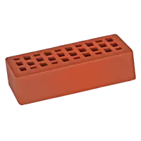 Кирпич строительный рядовой пустотелый Вышневолоцкая керамика M200 250x120x65 мм 1НФ