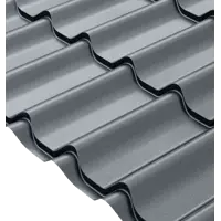 Металлочерепица 0.45 мм 1180x3600 мм RAL 7024 серый