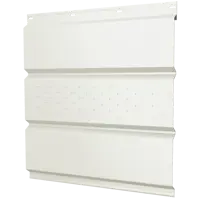 Софит металлический с перфорацией 3 м 0.45 мм RAL 9003 Белый