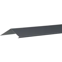 Планка карнизная 100x65 мм 2 м 0.4 мм RAL 7024 серый