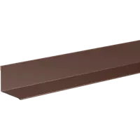 Планка для внутренних углов 50x50 мм 2 м 0.4 мм коричневый RAL 8017