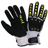 Перчатки полиэфирные для тяжелых строительных работ ТП10027039 размер 10/XL