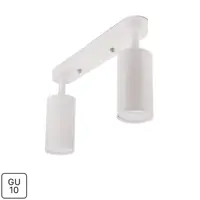 Спот поворотный Ritter Arton 2 лампы GU10 цвет белый