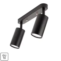 Спот поворотный Ritter Arton 2 лампы GU10 цвет черный