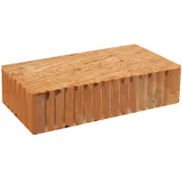 Кирпич строительный рядовой полнотелый Юрьев-Польский М150 красный 250x120x65 мм 1 НФ