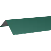 Конек плоский 146x146 мм 2 м 0.4 мм цвет RAL 6005 зеленый