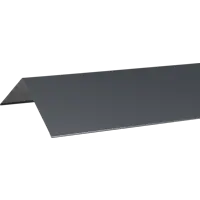 Конек плоский 146x146 2 м 0.4 мм цвет RAL 7024 серый