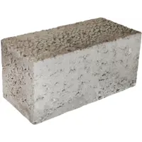 Блок керамзитобетонный полнотелый Стандарт Керамзит Рязань 390x190x188 мм