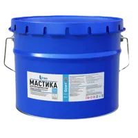 Мастика битумно-полимерная Брит Стандарт- Р для гидроизоляции фундаментов 10 кг