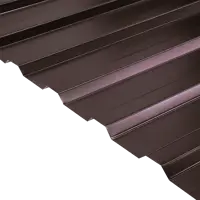 Профнастил С21R 0.45 мм 1051x2000 мм RAL 8017 коричневый