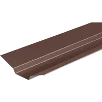 Ендова верхняя 115x30x115 мм 2 м RAL 8017 0.4 мм коричневый