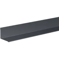 Планка для внутренних углов 50x50 мм 2 м 0.4 мм RAL 7024 серый
