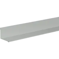 Планка для внутренних углов 50x50 мм 2 м 0.4 мм RAL 9003 белый