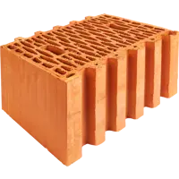 Блок керамический 38 Гжель М150 380x219x250 мм 10.7 НФ