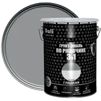Грунт-эмаль 3 в 1 Dali Special гладкая цвет серый 5 кг