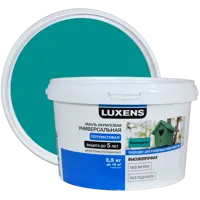 Эмаль Luxens акриловая полуматовая цвет изумрудный 2.5 кг