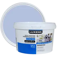 Эмаль Luxens акриловая полуматовая цвет нежно-голубой 2.5 кг