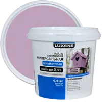 Эмаль Luxens акриловая полуматовая цвет розовая лаванда 0.9 кг