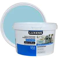 Эмаль Luxens акриловая полуматовая цвет тиффани 2.5 кг
