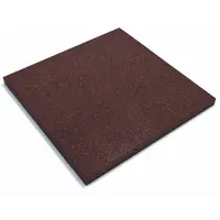 Плитка резиновая 500x500x40 мм для грунта коричневый 0.25 м²