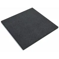 Плитка резиновая 1000x1000x20 мм черный 1 м²