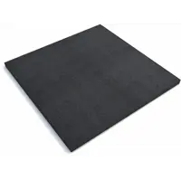Плитка резиновая 1000x1000x40 мм для грунта черный 1 м²