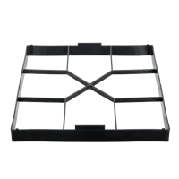 Форма для отливки садовых дорожек Vortex Мозаика 40x40x4 см