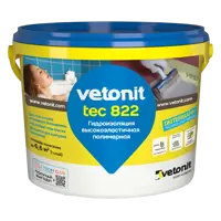 Мастика гидроизоляционная Vetonit Tec 822 4 кг цвет серый
