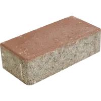 Плитка тротуарная прямоугольная Лайн 200x100x60 мм коричневый