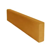 Бордюр тротуарный бортовой 100.20.8R 1000x80x200 мм желтый