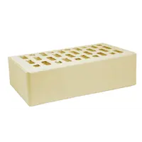 Кирпич облицовочный пустотелый гладкий Терекс М-125 слоновая кость 250x120x88 мм 1,4 НФ