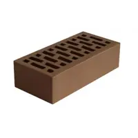 Кирпич облицовочный Новомосковск М150 шоколад гладкий 250x120x65 мм 1 НФ