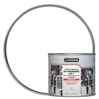 Грунт-эмаль по ржавчине 3 в 1 Luxens цвет белый 2.4 кг