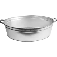 Таз оцинкованный овальный 23 л