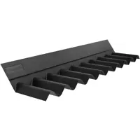 Фартук покрывающий Черепица Ондулин цвет черный